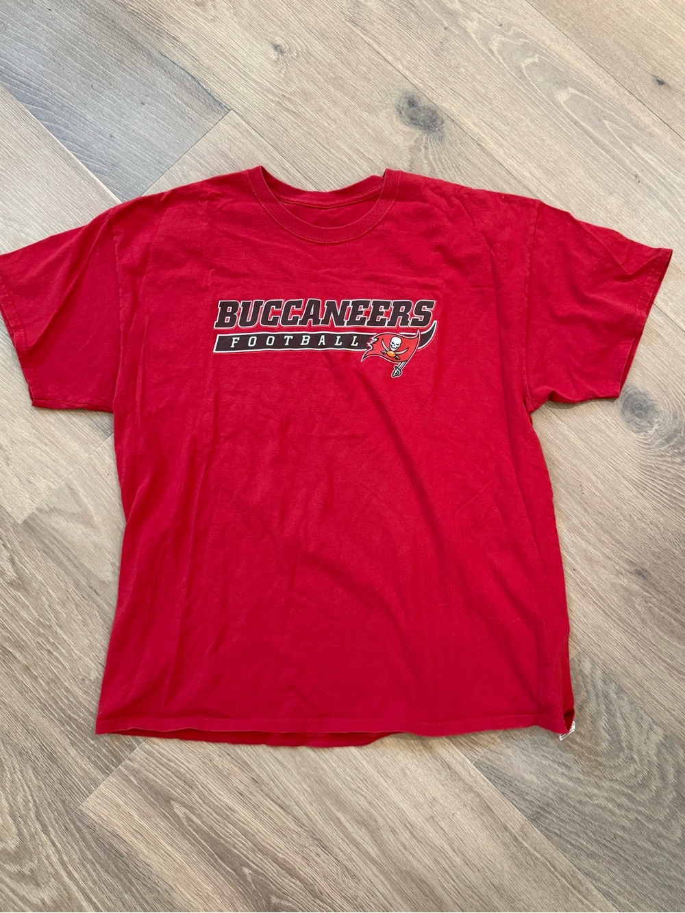 NFL Red Team Apparel Crew Neck Tee